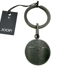 JOOP! Steel Stahl Schlüsselanhänger NEU mit Etikett dunkel rund Kornblume