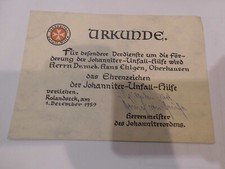 Orig. Urkunde Unterschrift