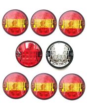 8x LED Rückleuchte Rund
