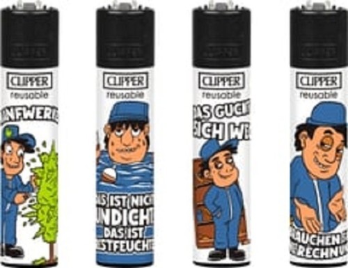 Clipper feuerzeuge 4er set - 4er,