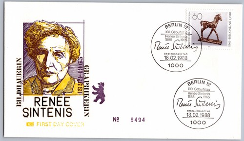 Berlin fdc renée sintenis - berlin,