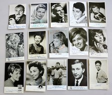 Autogrammsammlung - Rüdel, Ufa - Horst Buchholz, Hardy Krüger, Conny Froboess...