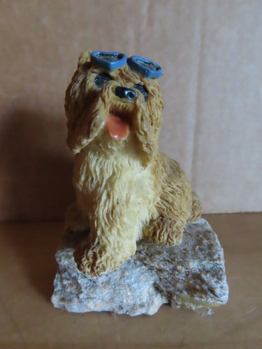 Figur hund braun - braun, yorkshire
