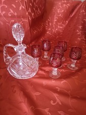 Likörset Antik Karaffe