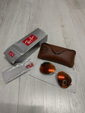 Rayban Sonnenbrille Pilotenbrille Gold Neu mit Etui Original