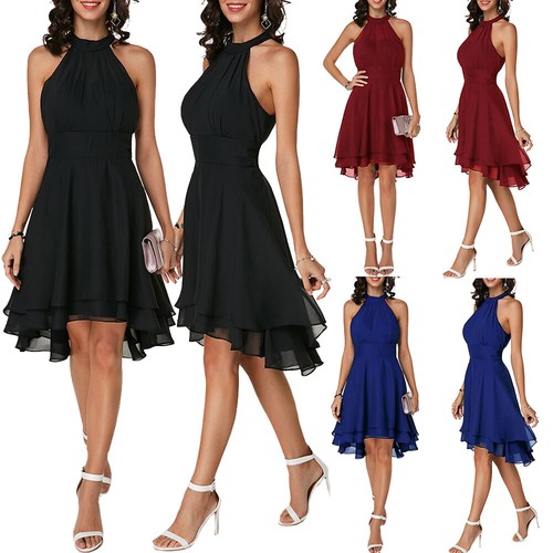 Damen chiffon sommerkleid - damen,