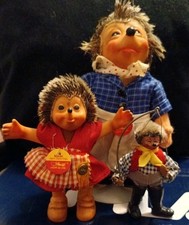 3x Steiff Igel - Mucki - Micki - Mäcki - nach Diehl Film - unbespielt