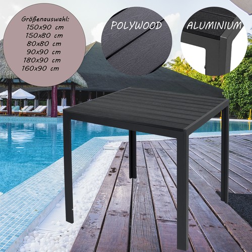 Gartentisch aluminium non - gartentisch, non-wood