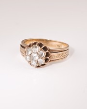 14k Diamenten Antik  Ring