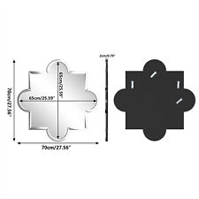 Wandspiegel Silber Groß