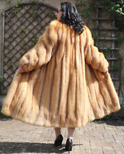 Pelzmantel Rotfuchs Fuchsmantel Saga Fox Canada Redfox Natur Rotbraun Italy Mode