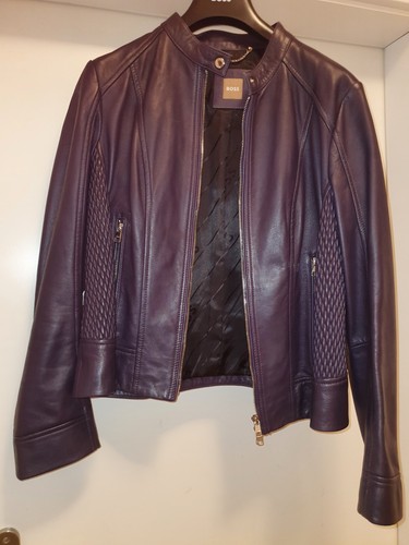 Hugo boss lederjacke damen - hugo,