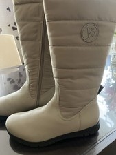 VITAFORM Damen-Stiefel  Stoff leder  Gr 38 Taupe 