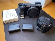 Sony Alpha 6000 Spiegellose Systemkamera - Schwarz (Kit mit 16-50mm Objektiv)