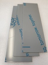 Edelstahl 1mm doppelseitig foliert und gebürstet Blechstreifen Zuschnitt V2A