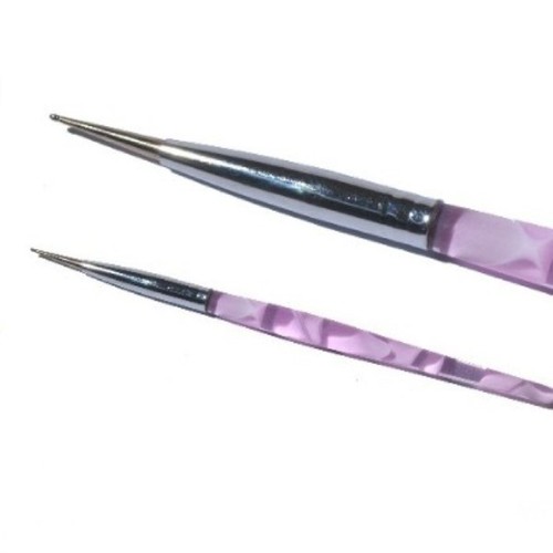 Spot swirl mit acrylgriff rosa - acrylgriff,