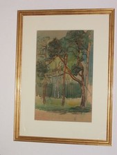 Bild m Rahmen v. Vergolder