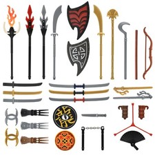 Playmobil Ninja Samurai Krieger Asia Zubehör Ersatzteile Waffen