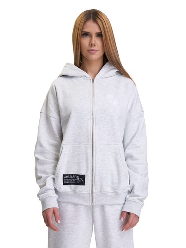 Amstaff woman basic zip hoodie - woman,