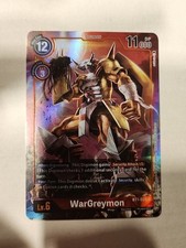 Digimon Card Game BT1-025 WarGreymon SR Alt Art