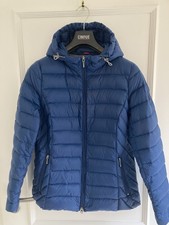 CINQUE Steppjacke Daunenjacke Gr. 42  blau mit Kaputze 