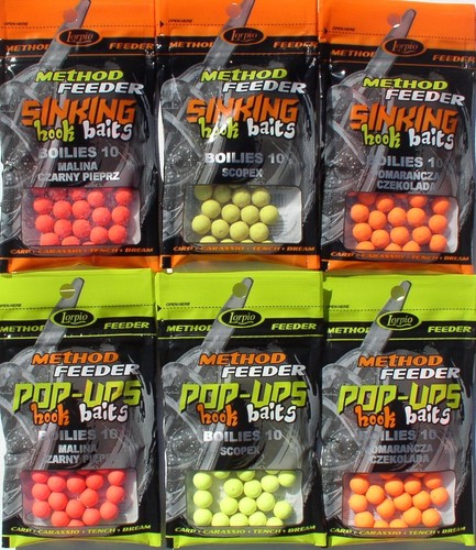 Method feeder boilies pop - method,