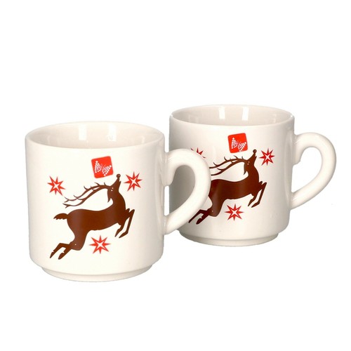2er set kaffeebecher - 2er, rentier