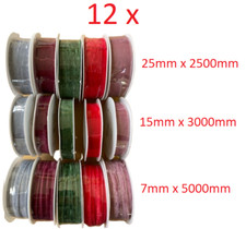 60 Meter Samtband Borte Farbe wählbar 7/15/25mm Breit Velvet Schleifenband Deko