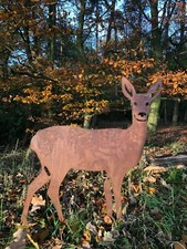 Edelrost  Gartenstecker Hirsch