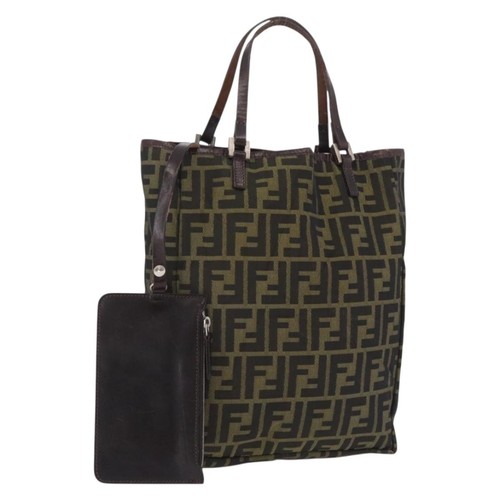Fendi zucca canvas handtasche - fendi,