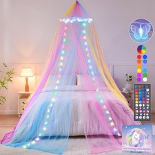 Regenbogen Betthimmel Mädchen