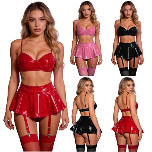 Damen wetlook leder sexy - de,