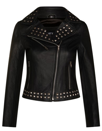 Damen leder schwarz - damen,