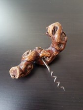 Korkenzieher Wurzelholz Korken Zieher Weinflasche Flaschenöffner Vintage