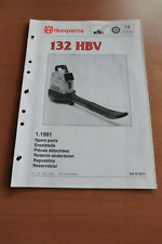 HUSQVARNA Laubbläser 132 HBV Ersatzteilliste parts list 1991