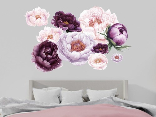 Wandtattoo blumen - wandtattoo,