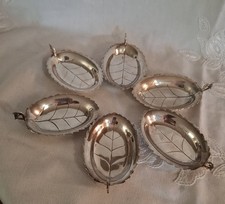 6 kleine Rosenblattschalen