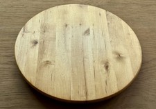 Drehteller Holz 39 cm – Servierplatte / Lazy Susan rund – massiv, drehbar