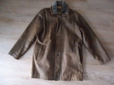 Milestone Lederjacke Ledermantel  Gr 48 dunkelbraun echt Leder