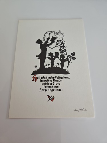Plischke karte postkarten - karte,