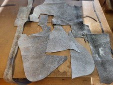 Kuhfell Reste Fellreste