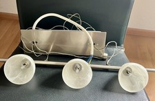 Hänge Lampe 5-flammig Pendel Leuchte, Glas, für Ess- und Schlafzimmer, Halogen