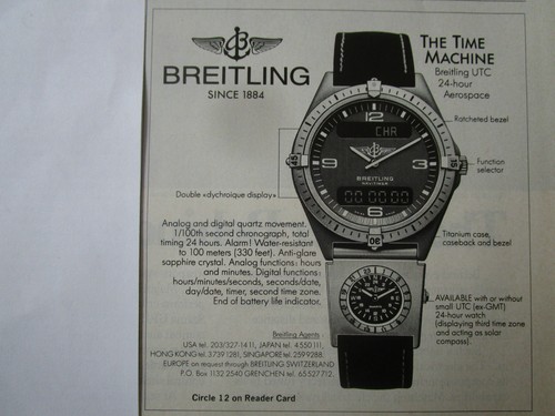Pub montre breitling - pub,