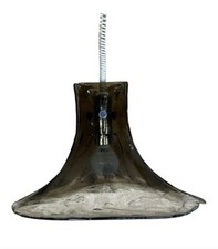 60er 70er Jahre Lampe Leuchte Hängelampe Kalmar Franken KG Tulip Glas 60s 70s