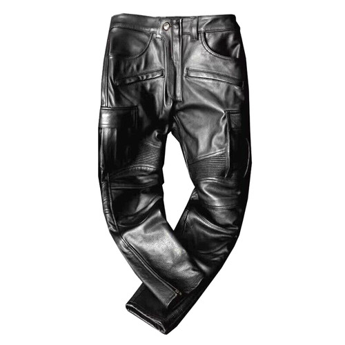 Herren echt leder biker - herren,