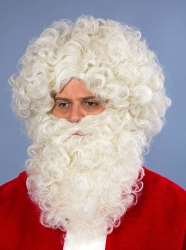 Weihnachtsmann perücke und - perücke,