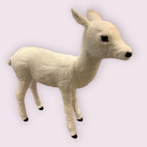 Süßes weißes reh dekoration - süßes,