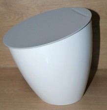 Mepal Calypso Küchenabfalleimer Komposteimer mit Deckel Weiß/Grau 2,2 l