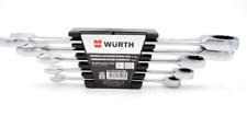 WÜRTH Ring Ratschenschlüssel Satz Set 5 Teilig 8-10-13-17-19 mm mit Halter