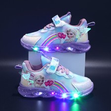 2024Kinder LED leuchtende Schuhe Sneakers Blinkende Mädchen Licht Up TurnschuheF